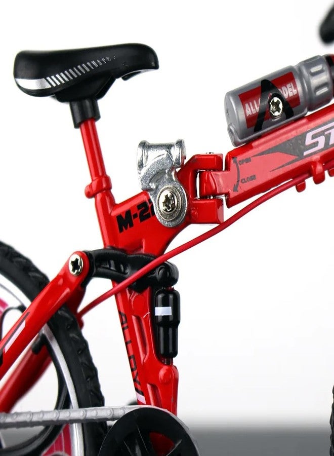 Magicwand 1:8 Scale【Toy-Miniature】 Die-Cast Alloy Based Racing Toy Foldable Bicyle Fully Working Model for Collectors【Red】 - Image 4